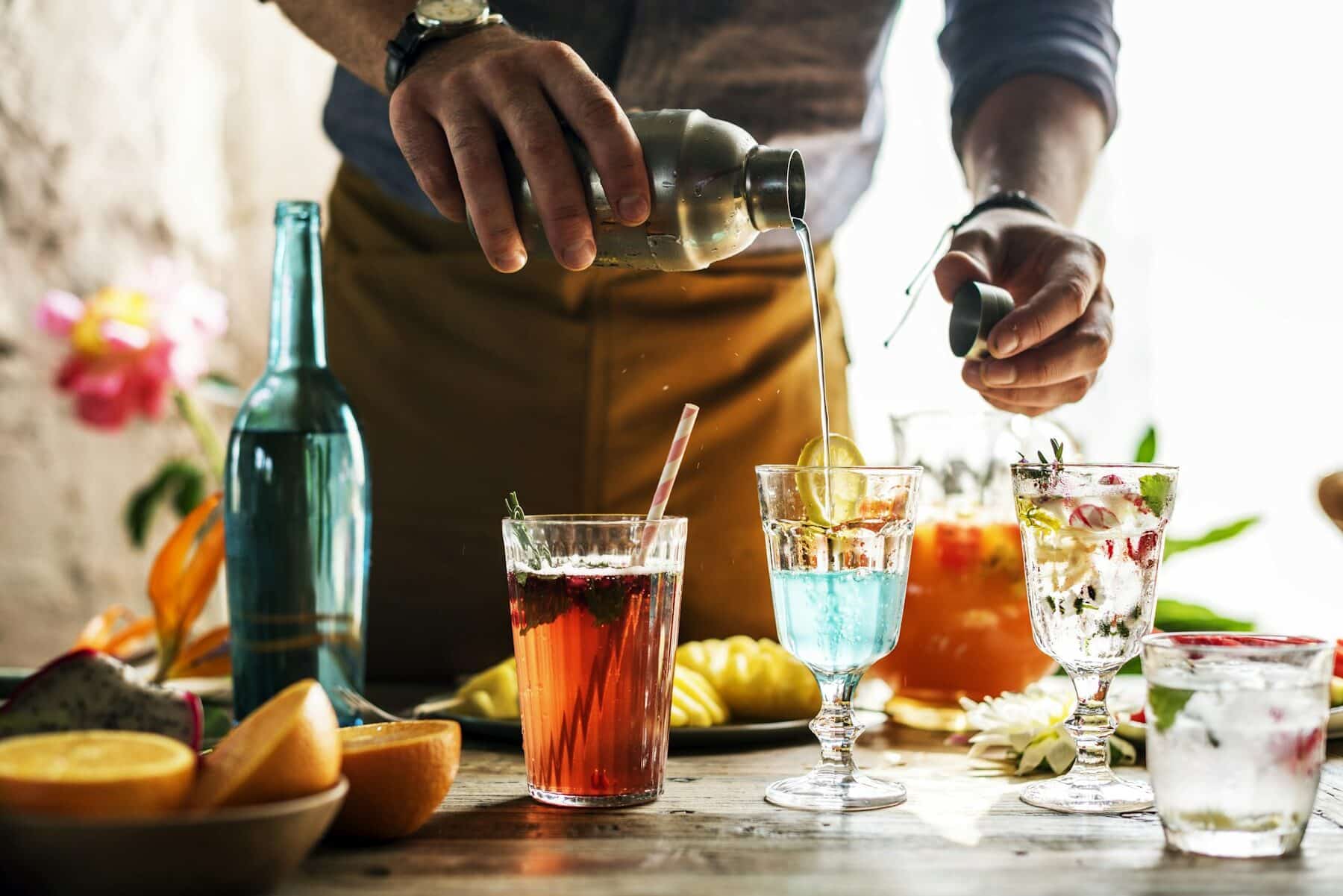 types cocktail shaker